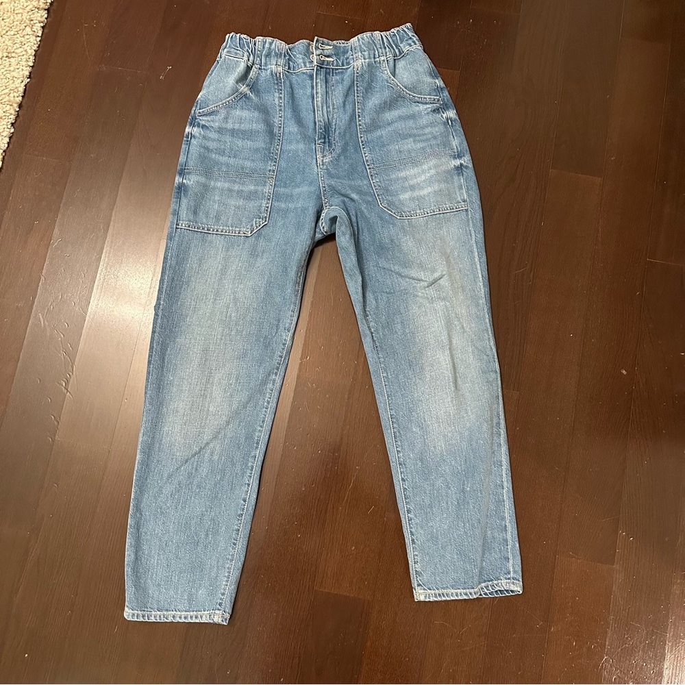 Veronica Beard Arya Jeans with Elastic Waist